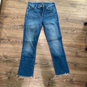 The Mid Rise Dazzler Crop Fray